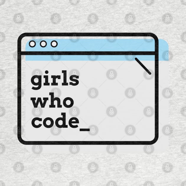 Girls Who Code Blue by alissawang